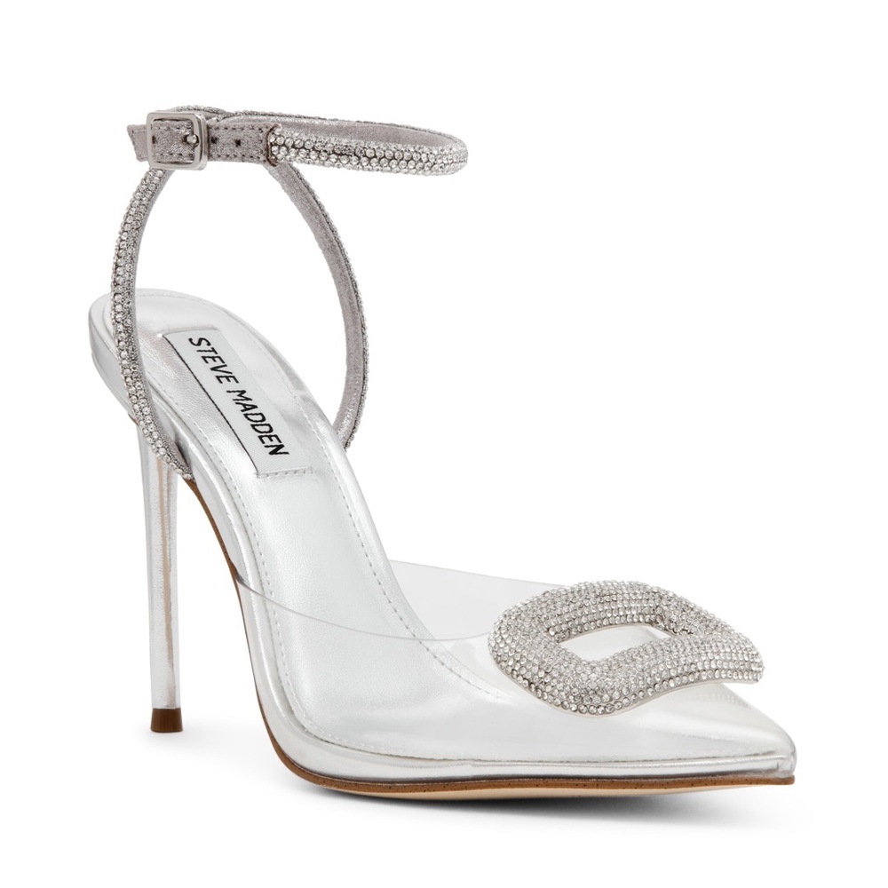 NWT Steve Madden VIENNA SANDAL CLEAR Sz 7,5 - Picture 3 of 11